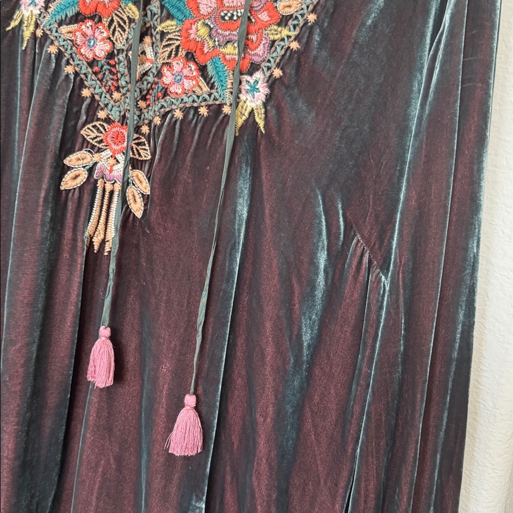 JOHNNY WAS velvet dress - Picture 6 of 7